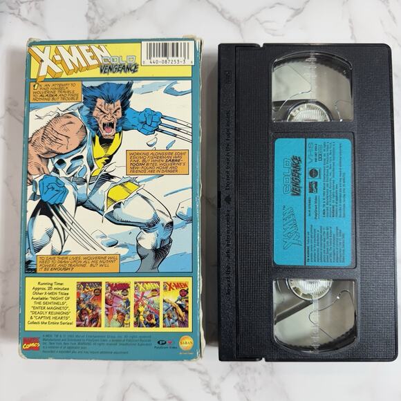 Vintage X-Men VHS Lot of 3 1993 Volumes 3, 4, & 5 Marvel Comics - Picture 13 of 15